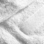 Weißes Frottee-Stirnband – Bild 2