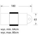 Ein weißer, hydraulischer Pedi-Kosmetikstuhl vom Typ 234C – Bild 6