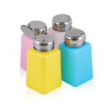 Pumpflasche Chrom, 180 ml, verschiedene Farben