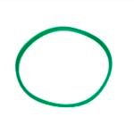 Woson Silikondichtung für 10- und 12-Liter-Autoklaven, grün, 7,5 mm