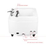 Azzurro Pediküre-Duschwanne mit Hydromassage A023 – Bild 9