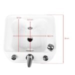 Azzurro Pediküre-Duschwanne mit Hydromassage A023 – Bild 10