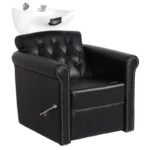 Gabbiano Berlin Lux Friseurwaschstation, schwarz