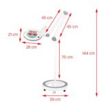Elegante 6014 60 LED SMD 5D Vergrößerungslampe mit Stativ – Bild 8