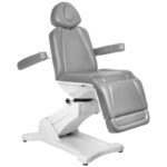 Azzurro 869A elektrischer Drehstuhl für Kosmetik, 4 Motoren, grau – Bild 2