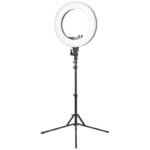 Ringlicht 18" 48W LED schwarz + Stativ