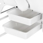 Kosmetikstuhl 557A mit Tabletts, weiß – Bild 9