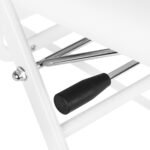 Kosmetikstuhl 557A mit Tabletts, weiß – Bild 11
