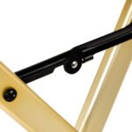 Aluminium-Gold-Make-up-Stuhl – Bild 5