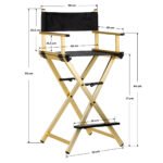 Aluminium-Gold-Make-up-Stuhl – Bild 9