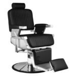 Gabbiano Royal X schwarzer Friseurstuhl – Bild 2