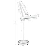 Elegante 801-s LED-Werkstattleuchte mit Standard-Weißständer – Bild 8