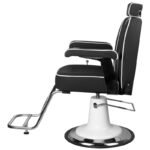 Gabbiano Amadeo schwarzer Friseurstuhl – Bild 4