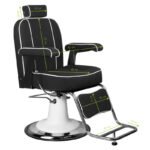 Gabbiano Amadeo schwarzer Friseurstuhl – Bild 7