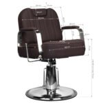 Gabbiano Rufo brauner Friseurstuhl