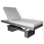 Azzurro 815B Spa-Schönheitsliege mit KerzeBeheiztes graues Holz – Bild 7