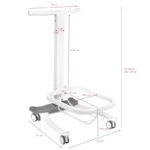 Komfortables Pediküretablett auf Rollen mit Hebefunktion – Bild 5