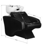 Hair System C38 Friseurwaschstation, schwarz – Bild 6