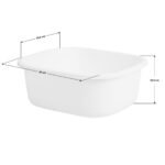 Pediküre-Duschwanne auf Rollen, verchromt – Bild 7