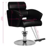 Hair System HS02 schwarzer Friseurstuhl – Bild 6