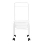 Pediküre-Duschwanne auf Rollen, weiß – Bild 4