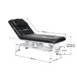 Azzurro 684 elektrische Massageliege, 1 Motor, schwarz – Bild 5