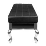 Gabbiano F011 Wartezimmersofa schwarz – Bild 3