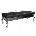 Gabbiano F011 Wartezimmersofa schwarz – Bild 4