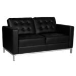 Gabbiano BM18019 Wartezimmersofa schwarz