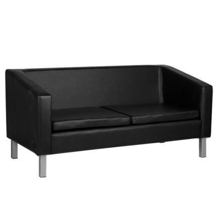 Gabbiano BM18003 Wartezimmersofa schwarz