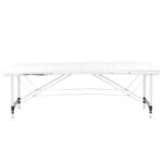 Klappbare Massageliege, Aluminium Comfort, Activ Fizjo, 3-teilig, weiß – Bild 2