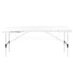 Klappbare Massageliege, Aluminium Comfort, Activ Fizjo, 3-teilig, weiß – Bild 5