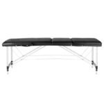 Klappbarer Massagetisch aus Aluminium Comfort Activ Fizjo, 3-teilig, schwarz – Bild 2