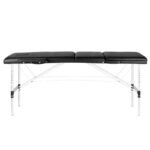 Klappbarer Massagetisch aus Aluminium Comfort Activ Fizjo, 3-teilig, schwarz – Bild 4