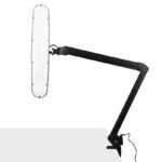 Elegante 801-s LED-Werkstattleuchte mit Standard-Schraubstock, schwarz – Bild 2