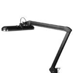 Elegante 801-s LED-Werkstattleuchte mit Standard-Schraubstock, schwarz – Bild 4
