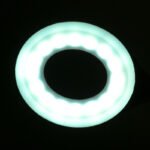 Ringförmige LED-Schreibtischlampe in Schlangenform, weiß – Bild 5