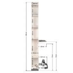 Gabbiano B058 Pearl Friseurkonsole – Bild 8