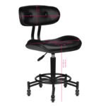 Gabbiano Florence schwarzer Friseurhocker – Bild 5