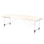 Klappbare Massageliege, Aluminium-Komfort, Activ Fizjo, 3-Segment-Creme
