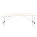 Klappbare Massageliege, Aluminium-Komfort, Activ Fizjo, 3-Segment-Creme – Bild 2