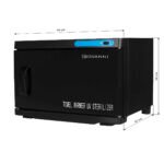 Handtuchwärmer mit UV-C-Sterilisator, 16 l, schwarz – Bild 4