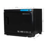 Handtuchwärmer mit UV-C-Sterilisator, 23 l, schwarz – Bild 4