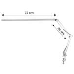All4light Wimpernlinie 2 silberne LED-Behandlungslampe mit Griff – Bild 4