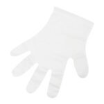 Einweg-Folienhandschuhe, 100 Stück, 6 g, 26 x 24 mm Standardgröße