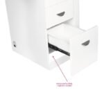 Kosmetiktisch 310 mit Kassettenabsaugung, weiß, rechts – Bild 8