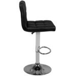 Barhocker M06, gesteppt, verstellbar, schwarz – Bild 3