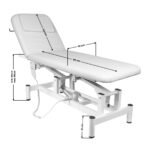 Sillon 079 elektrische Massageliege, 1 Motor, weiß – Bild 7