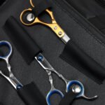 Friseurkoffer, schwarzer Stoff – Bild 6