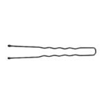 Haarknoten E-65, 300 Stück, 6 cm, schwarz – Bild 2